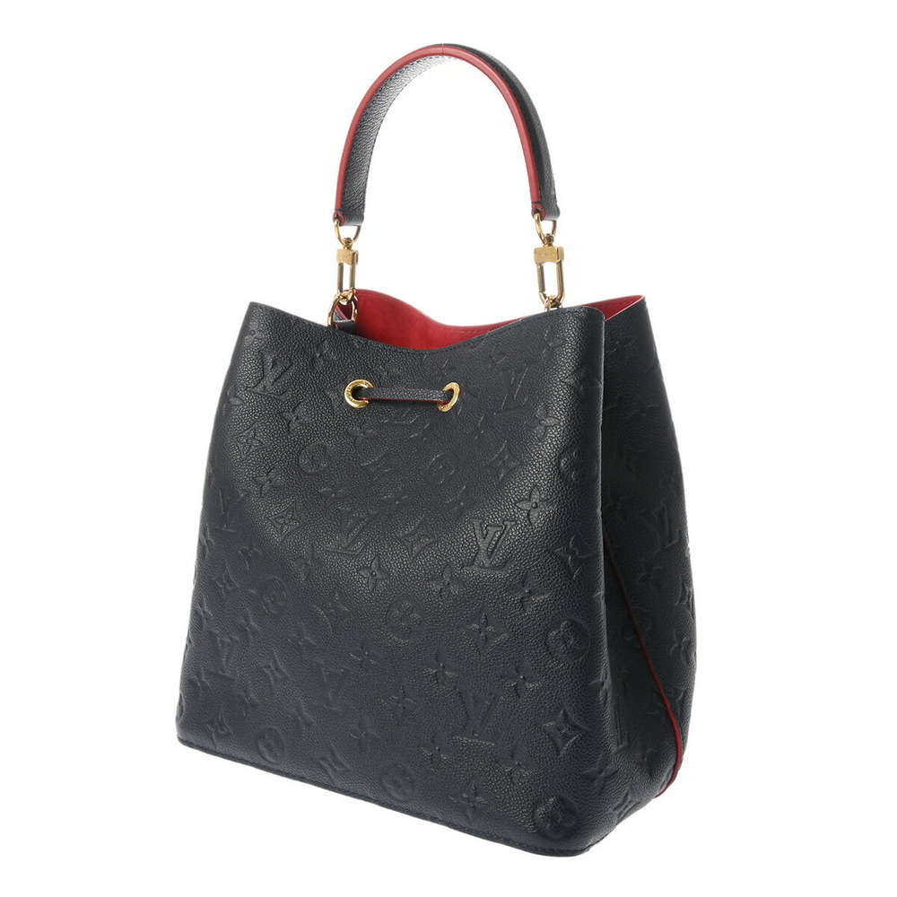 Louis Vuitton Empreinte Leather Marine Rouge Blue Handbag NeoNoe
